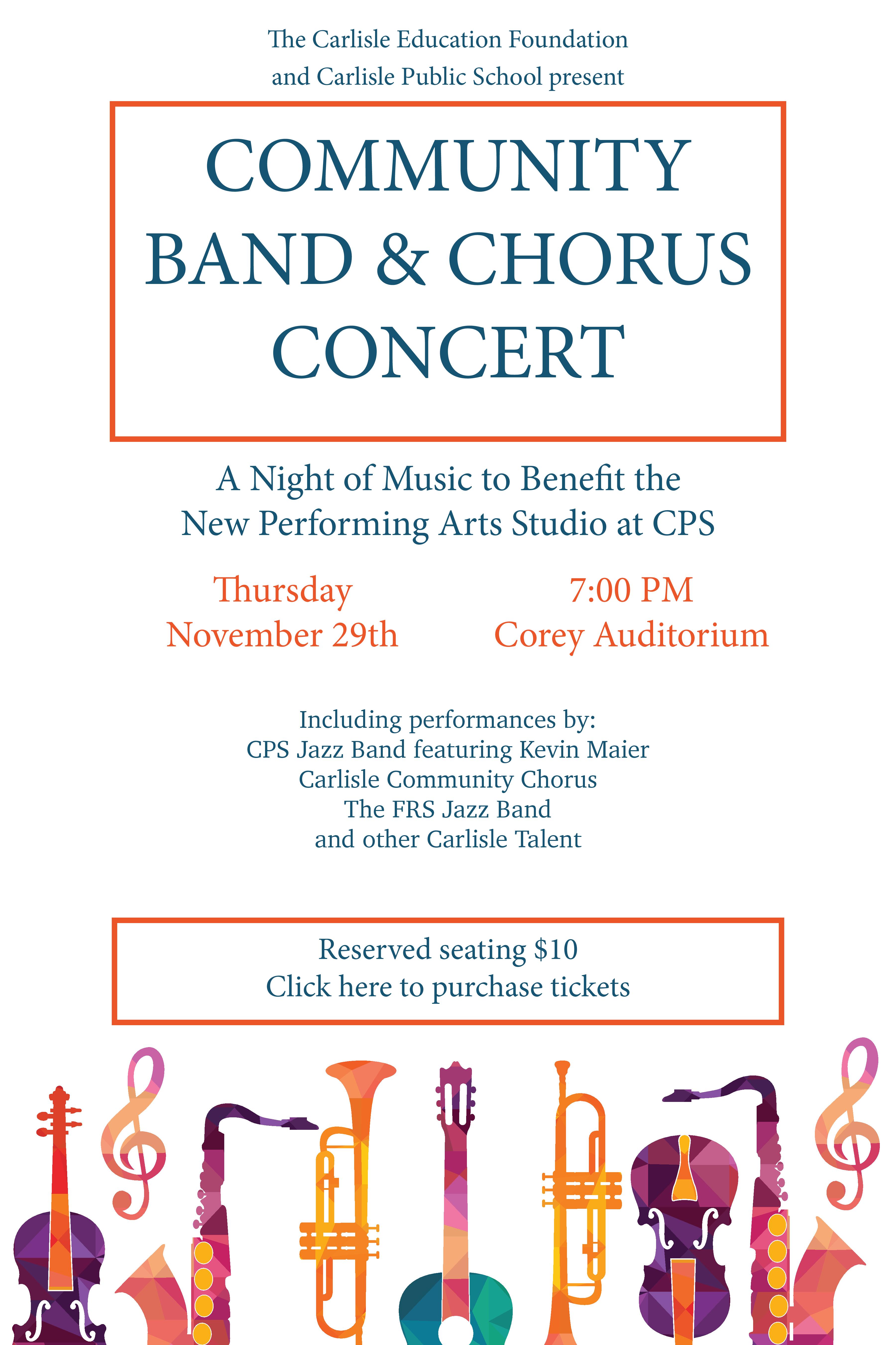 Community Band & Chorus Benefit Concert